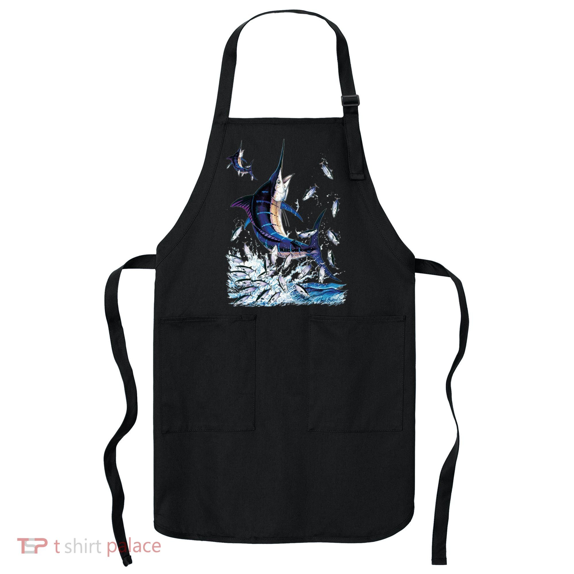 Blue Marlin Fishing Apron
