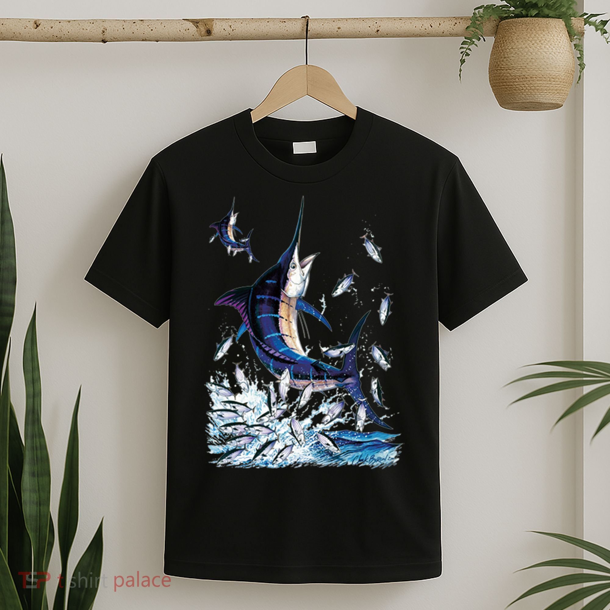 Blue Marlin Fishing T-Shirt