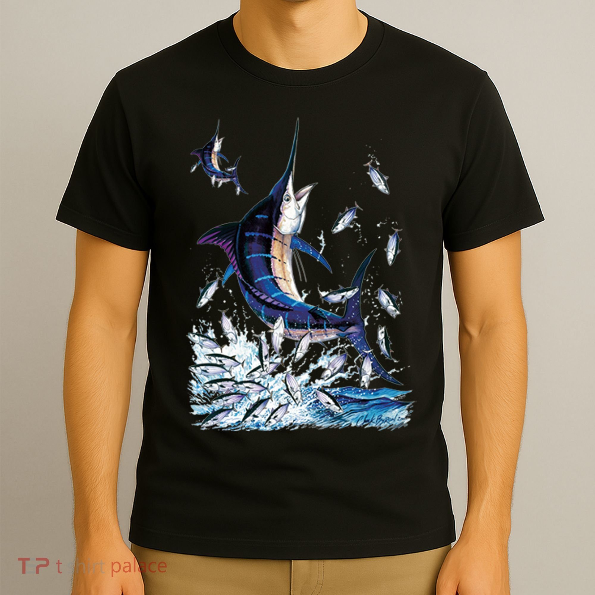 Blue Marlin Fishing T-Shirt