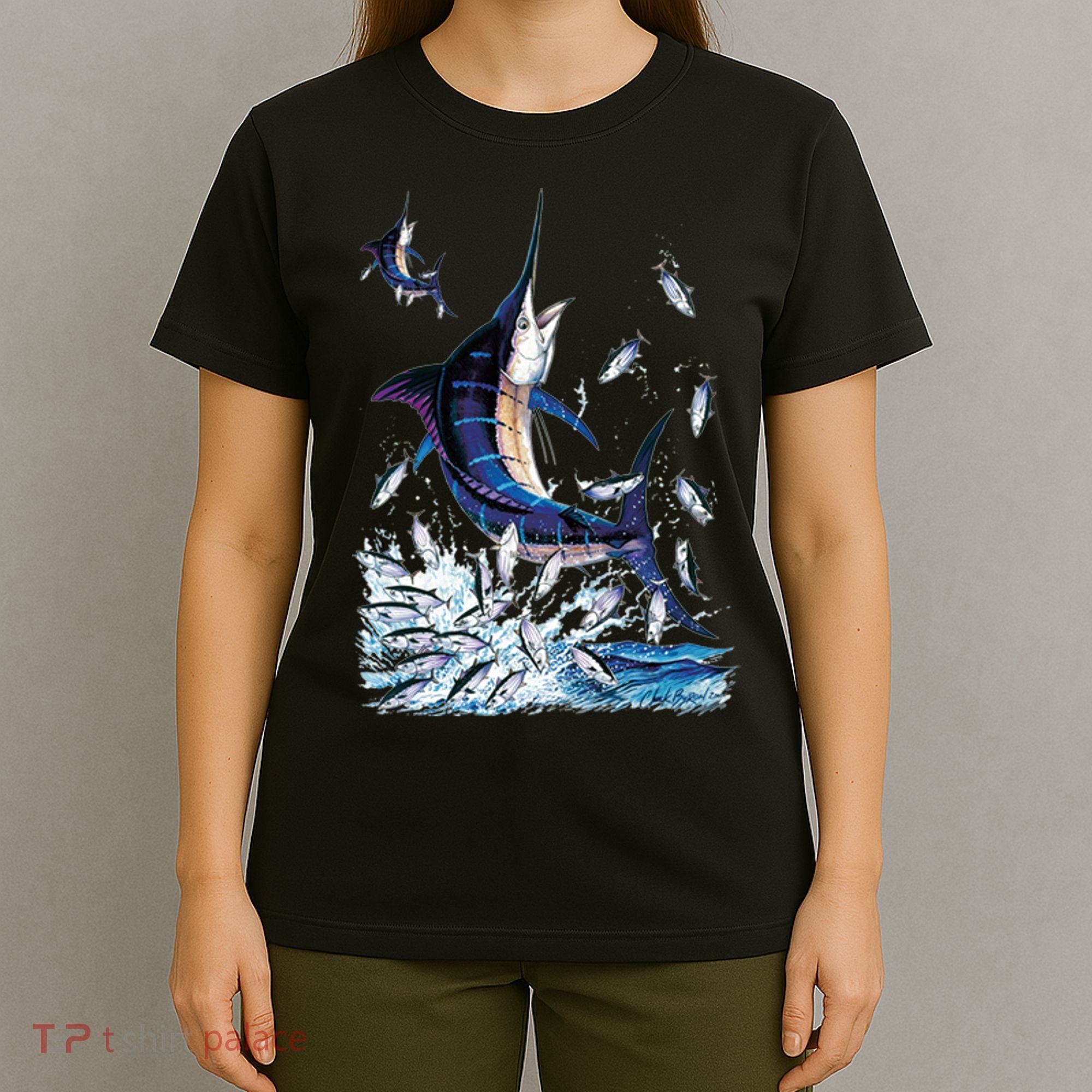 Blue Marlin Fishing T-Shirt