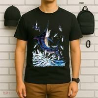 Blue Marlin Fishing T-Shirt thumb 6
