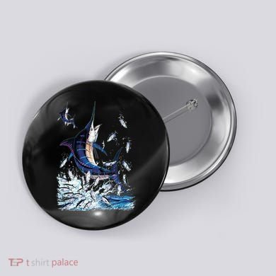 Blue Marlin Fishing Button