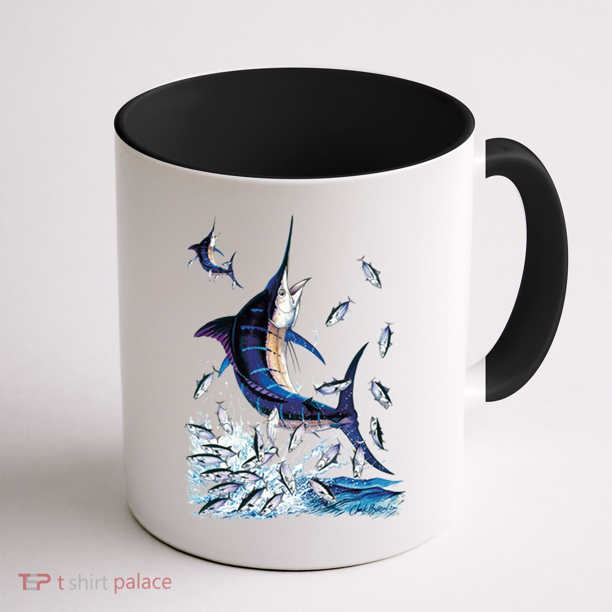 Blue Marlin Fishing Coffee Mug