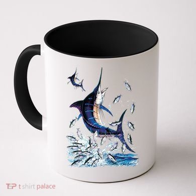 Blue Marlin Fishing Coffee Mug