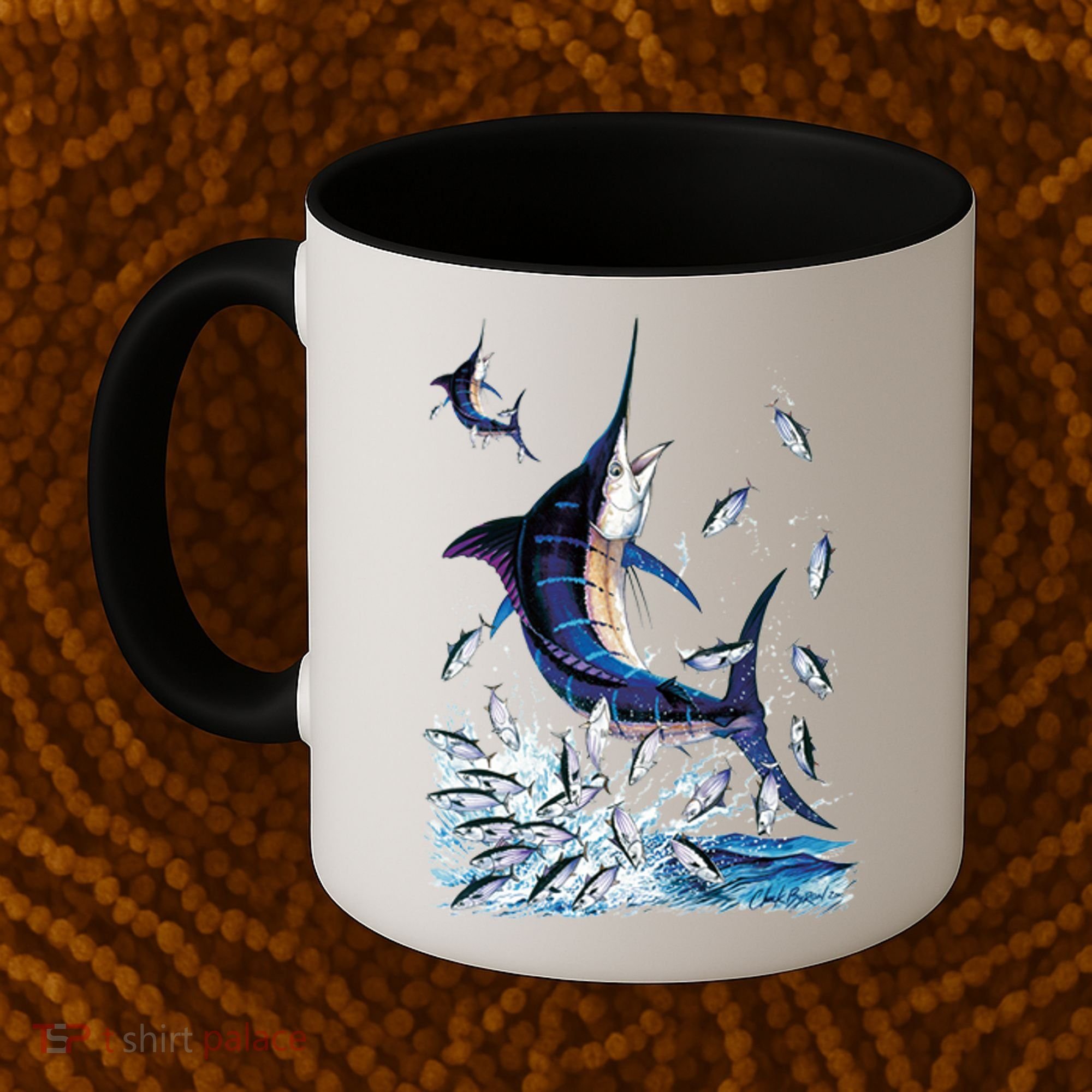 Blue Marlin Fishing Coffee Mug