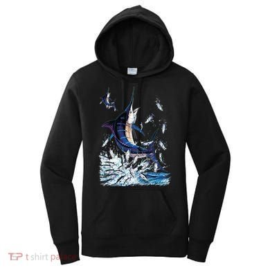 Blue Marlin Fishing Women's Hoodie