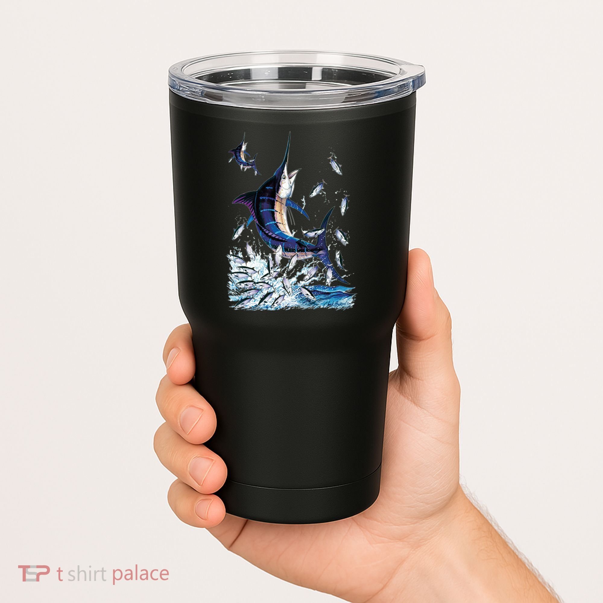 Blue Marlin Fishing Tumbler