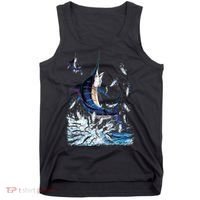 Blue Marlin Fishing Tank Top thumb 0