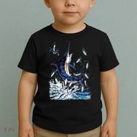 Blue Marlin Fishing Toddler T-Shirt thumb 2