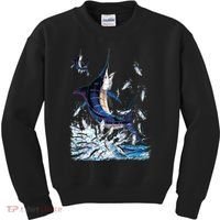Blue Marlin Fishing Kids Sweatshirt thumb 0