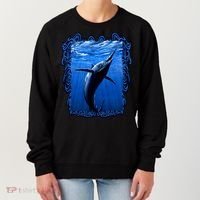 Blue Marlin Underwater Women's Sweatshirt thumb 0