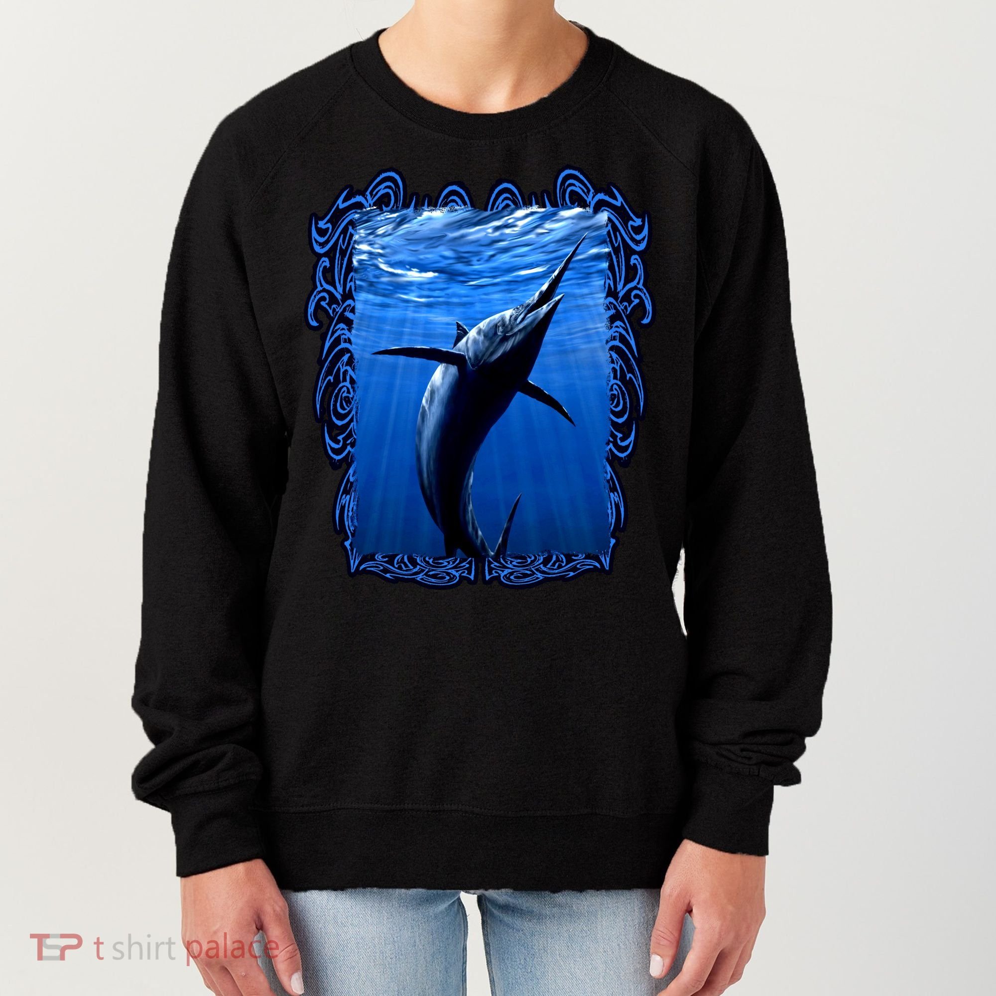 Blue Marlin Underwater Women's Sweatshirt