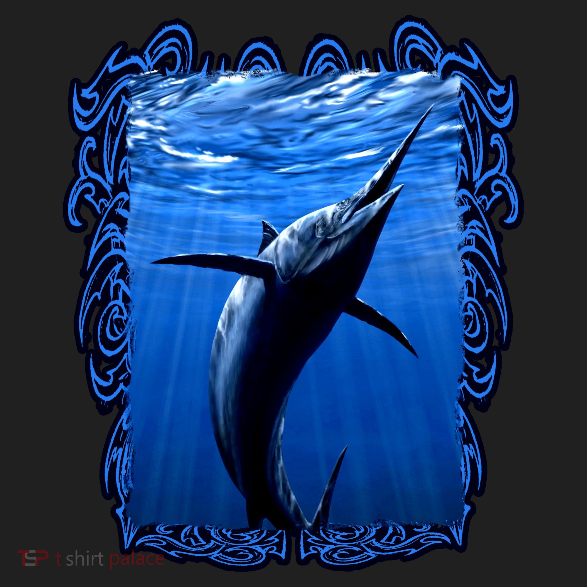 Blue Marlin Underwater Women's Sweatshirt