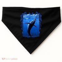 Blue Marlin Underwater USA-Made Doggie Bandana thumb 0