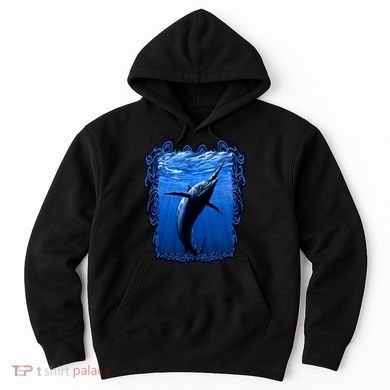 Blue Marlin Underwater Hoodie