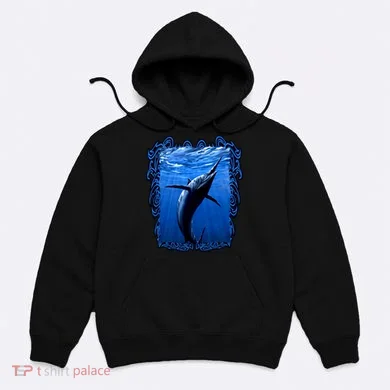 Blue Marlin Underwater Hoodie