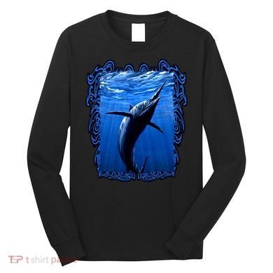 Blue Marlin Underwater Long Sleeve Shirt