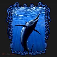 Blue Marlin Underwater Long Sleeve Shirt thumb 2