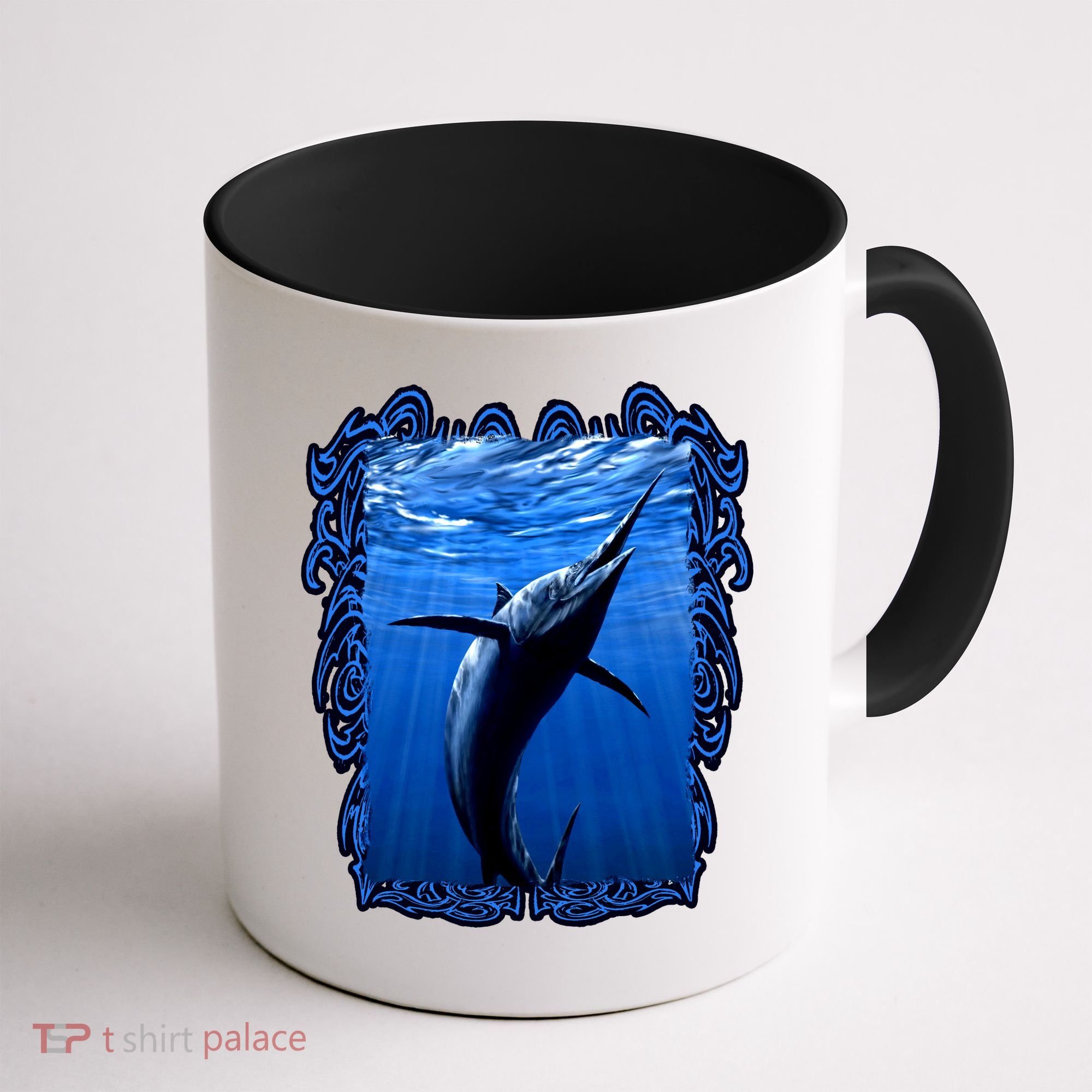 Blue Marlin Underwater Coffee Mug