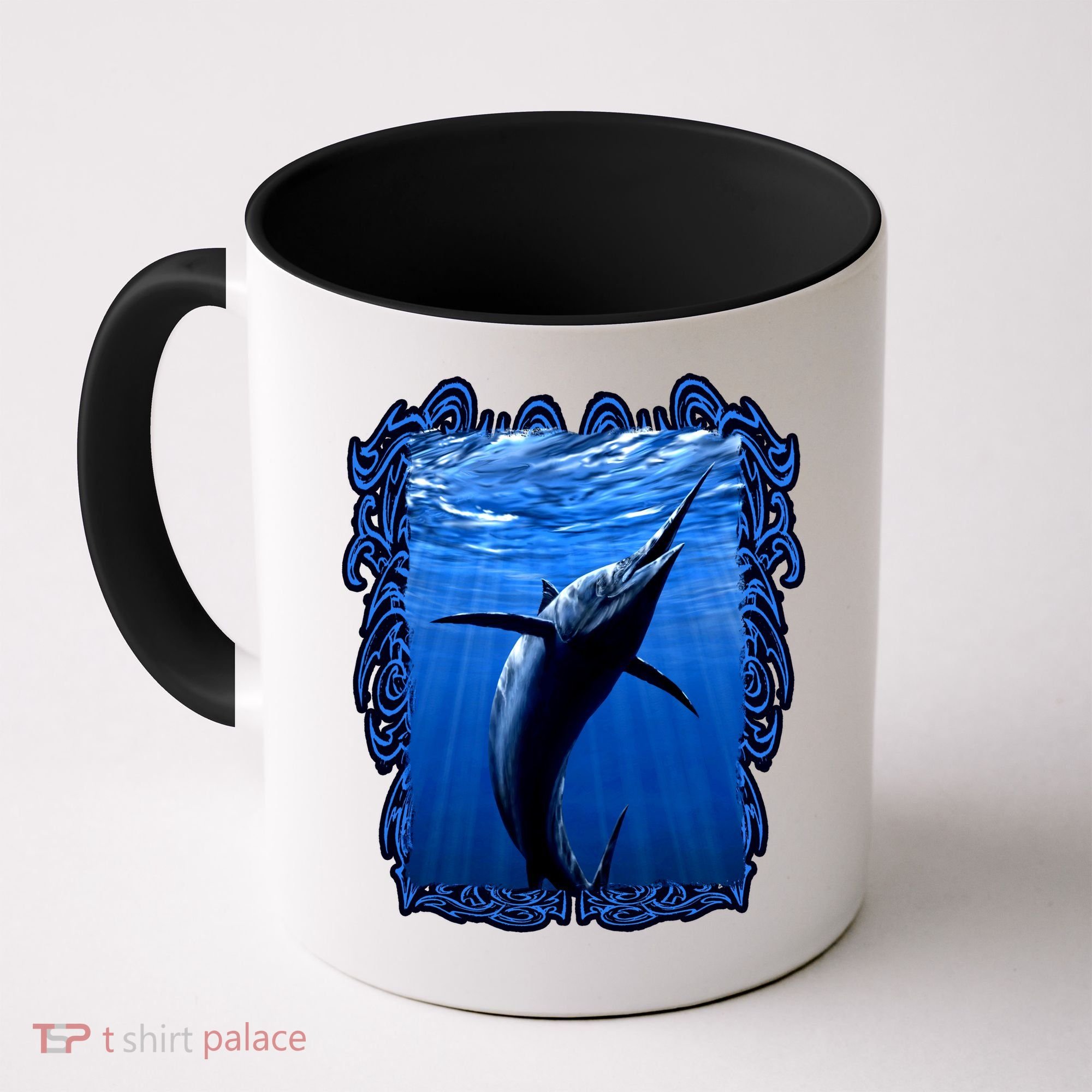 Blue Marlin Underwater Coffee Mug