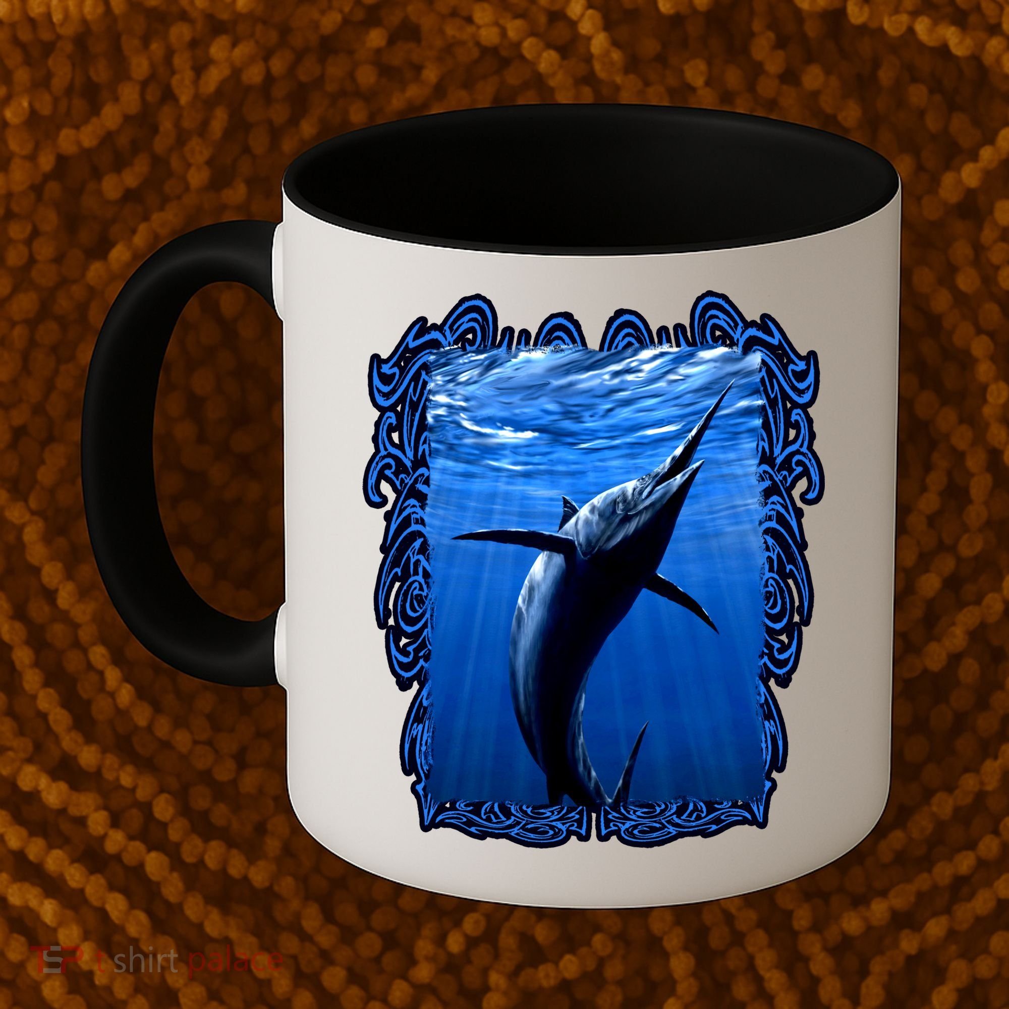 Blue Marlin Underwater Coffee Mug