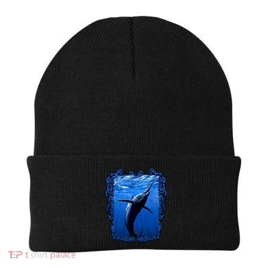Blue Marlin Underwater Beanie