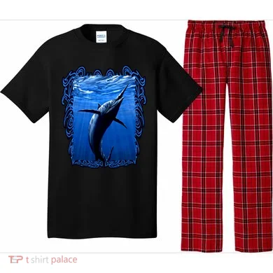 Blue Marlin Underwater Pajama Set