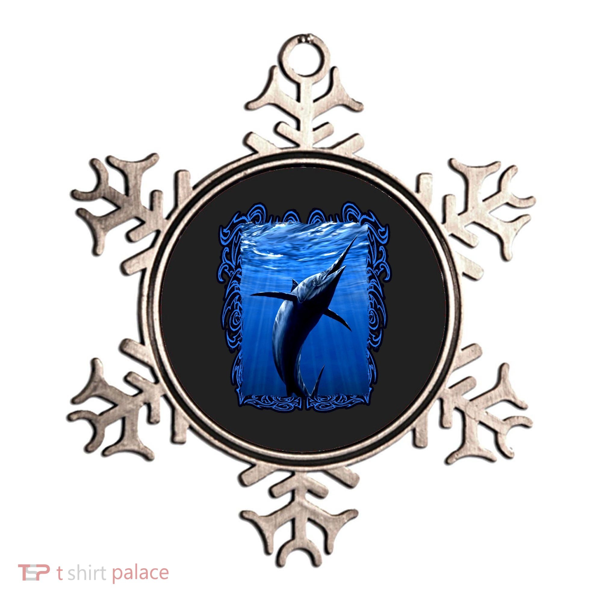 Blue Marlin Underwater Ornament