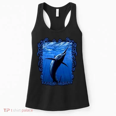 Blue Marlin Underwater Women's Tank Top