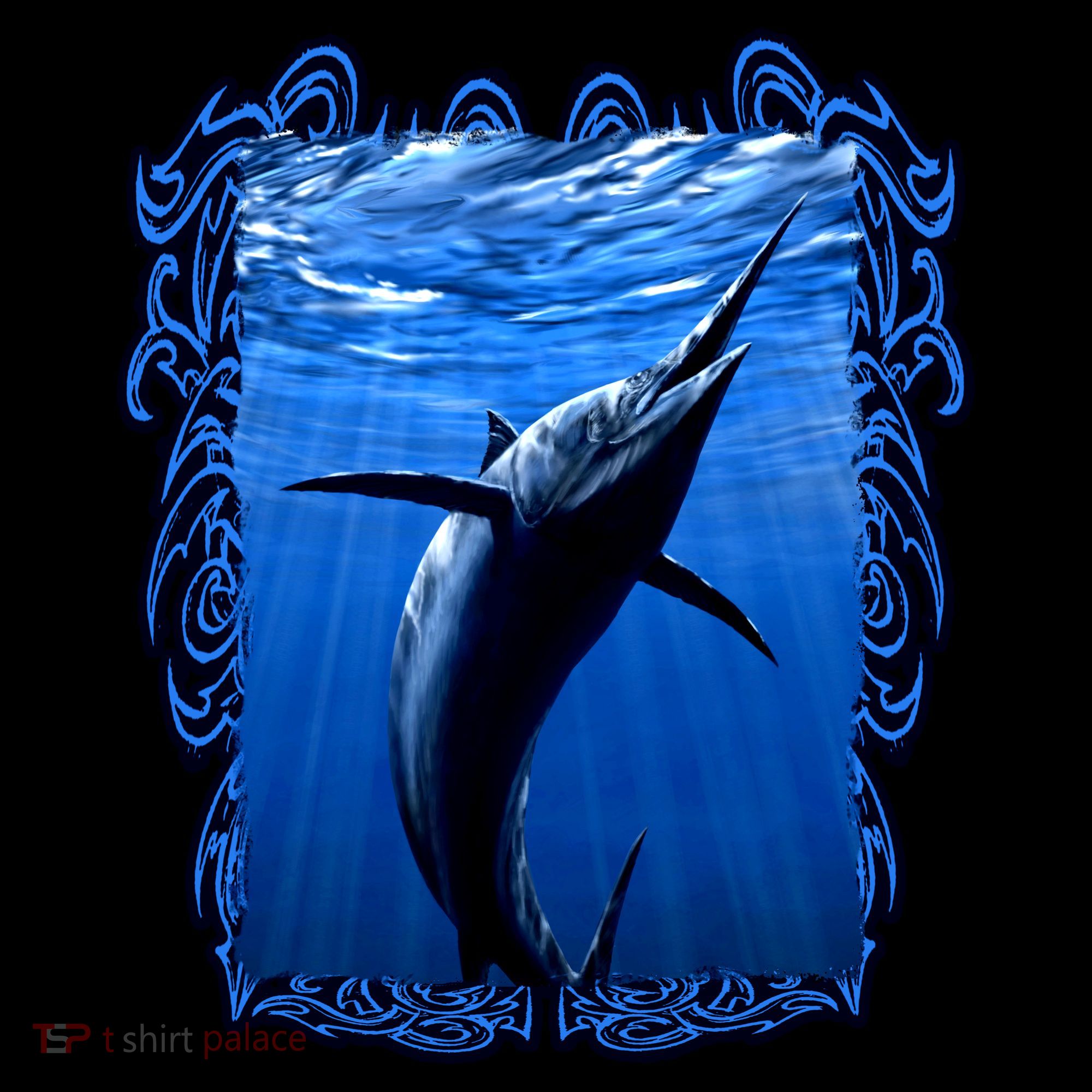 Blue Marlin Underwater Women's Tank Top