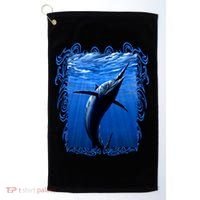 Blue Marlin Underwater Golf Towel thumb 0