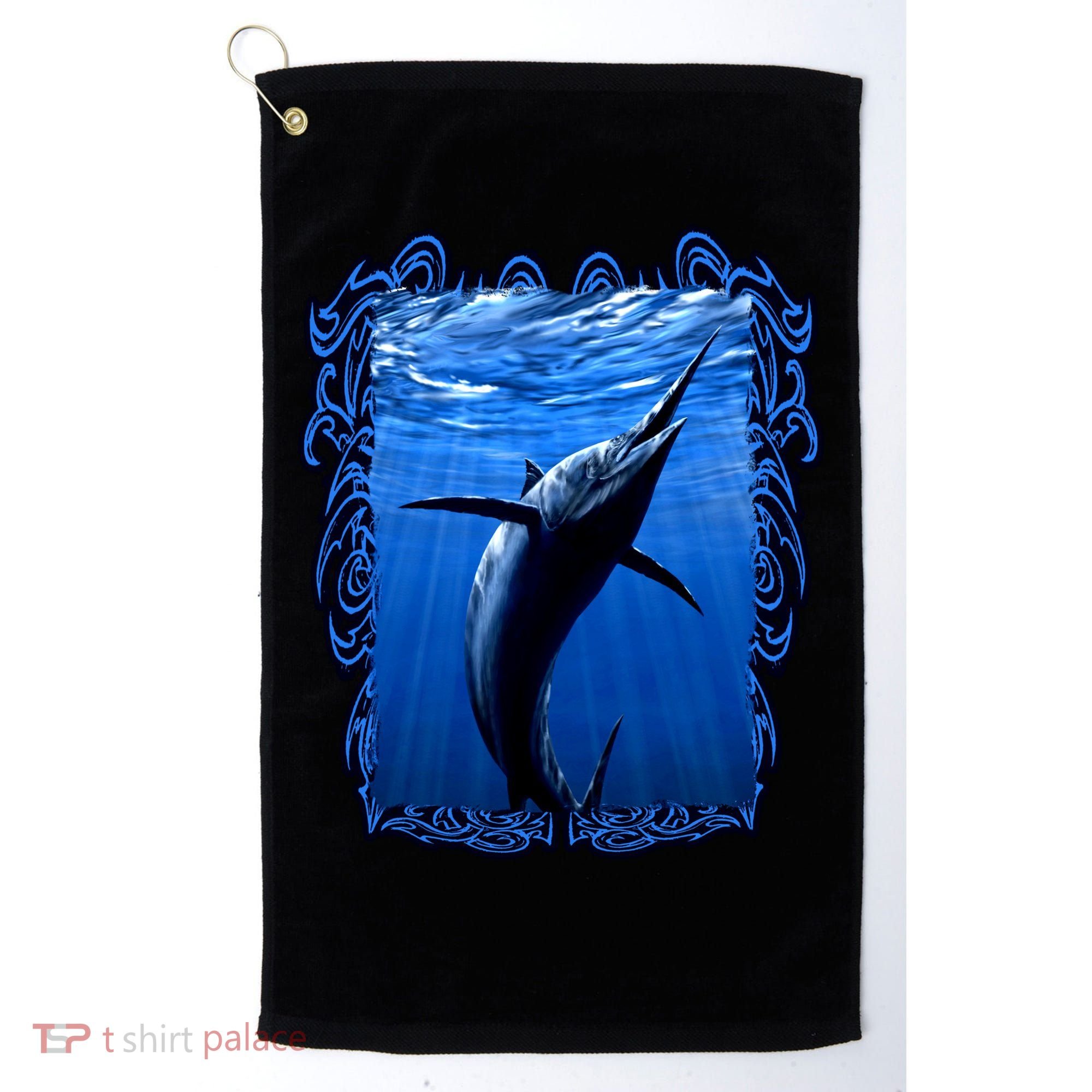 Blue Marlin Underwater Golf Towel