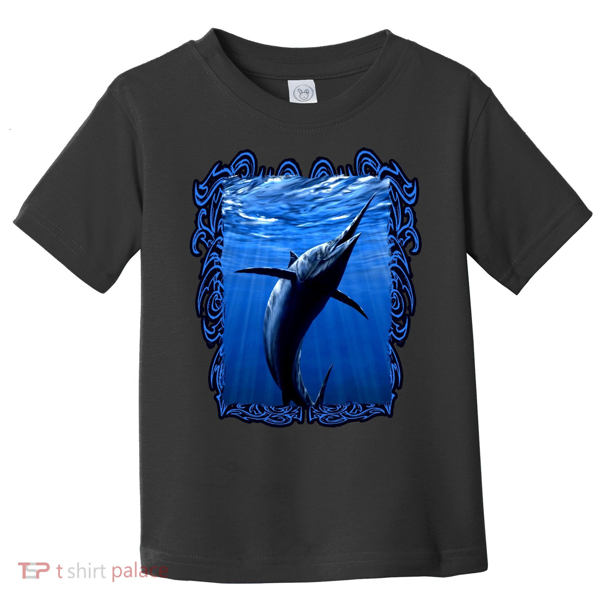 Blue Marlin Underwater Toddler T-Shirt