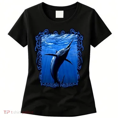 Blue Marlin Underwater Women's T-Shirt