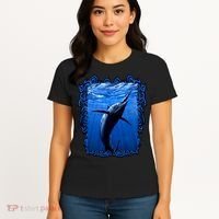 Blue Marlin Underwater Women's T-Shirt thumb 4