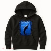 Blue Marlin Underwater Kids Hoodie thumb 0
