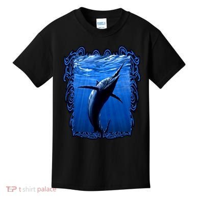 Blue Marlin Underwater Kids T-Shirt