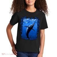 Blue Marlin Underwater Kids T-Shirt thumb 2