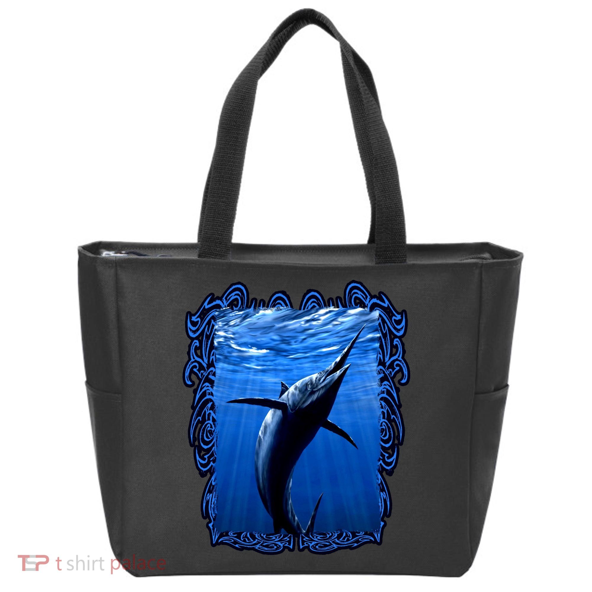 Blue Marlin Underwater Tote Bag