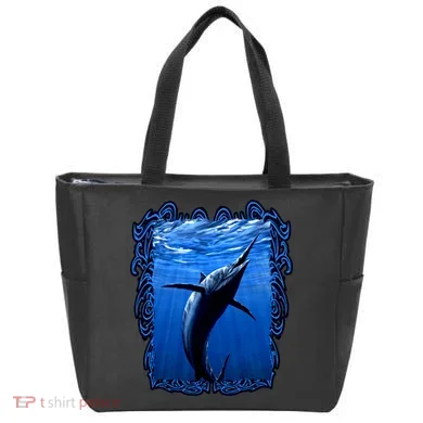 Blue Marlin Underwater Tote Bag