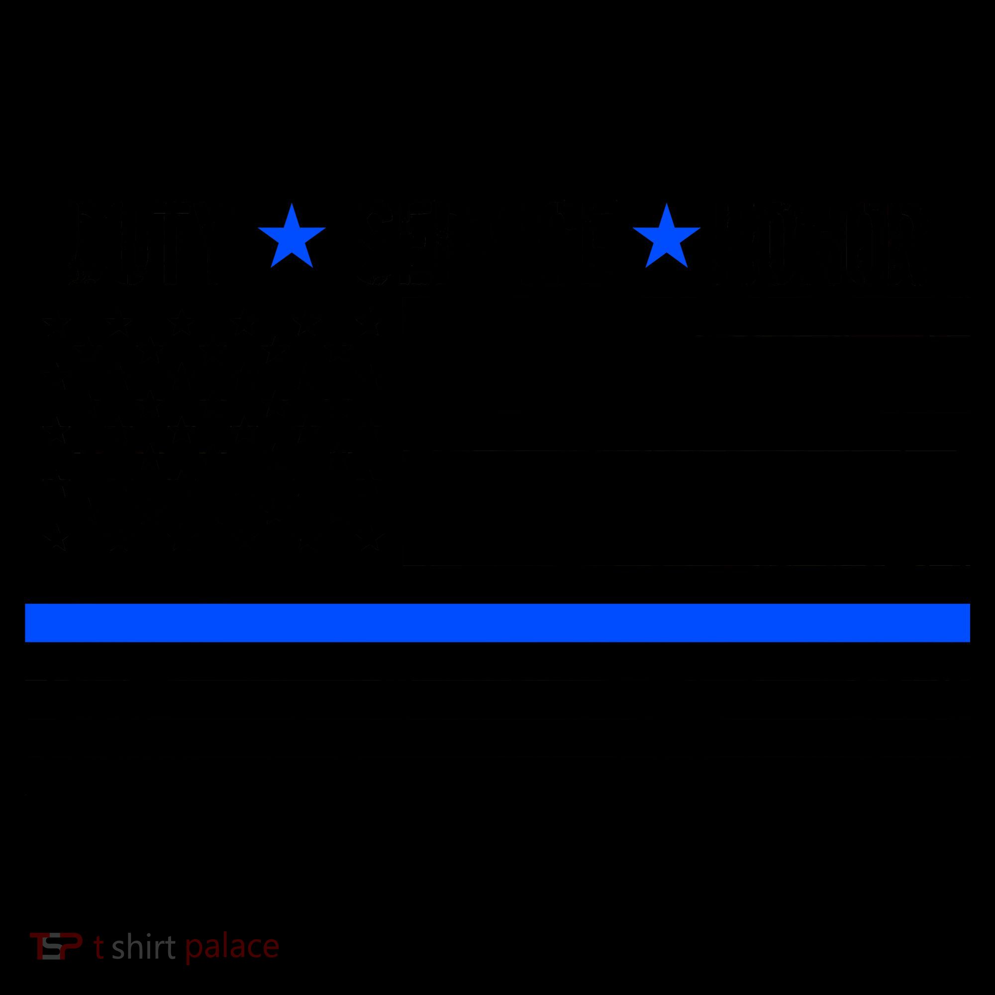 Blue Ribbon USA Flag Support Police Coffee Mug