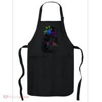 Blue Rose Smoking Lady Icon Apron thumb 0