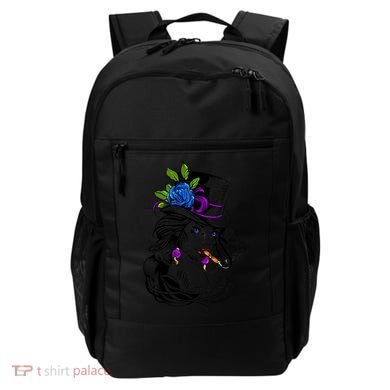 Blue Rose Smoking Lady Icon Backpack