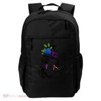 Blue Rose Smoking Lady Icon Backpack thumb 0