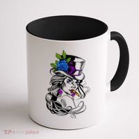 Blue Rose Smoking Lady Icon Coffee Mug thumb 1