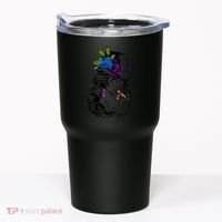 Blue Rose Smoking Lady Icon Tumbler thumb 0