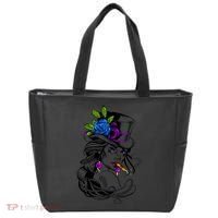 Blue Rose Smoking Lady Icon Tote Bag thumb 0