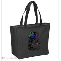 Blue Rose Smoking Lady Icon Tote Bag thumb 2