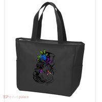 Blue Rose Smoking Lady Icon Tote Bag thumb 3