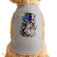 Blue Rose Smoking Lady Icon Doggie Tank thumb 0